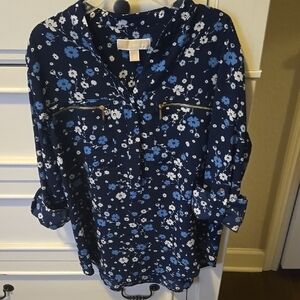 Floral Button-Up Blouse